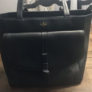 Black Kate Spade purse/laptop bag